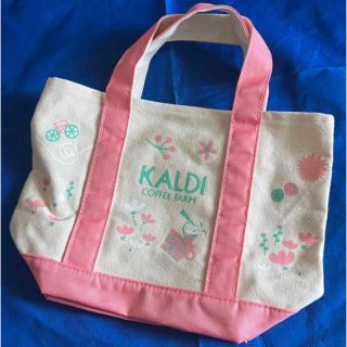 カルディ(KALDI)の★アズ様専用★カルディミニトートバッグ　ﾋﾟﾝｸ(トートバッグ)