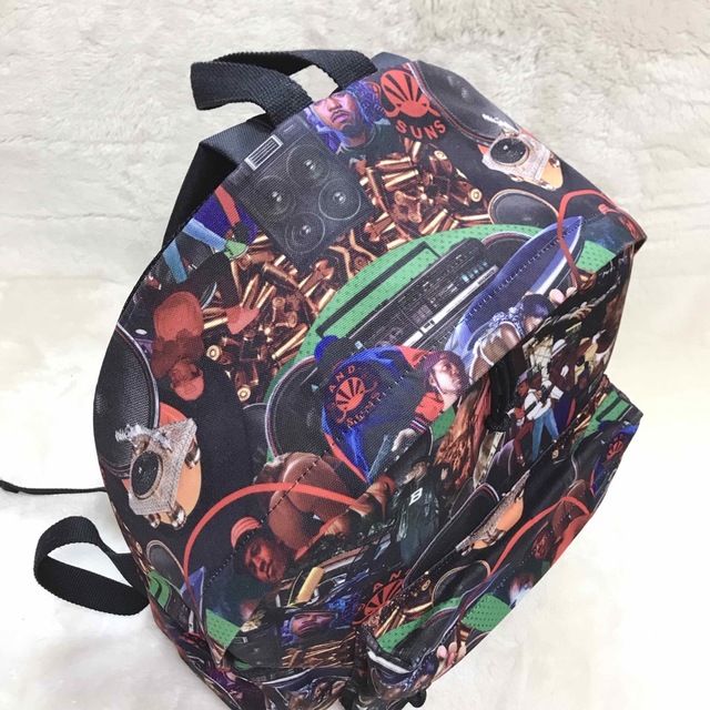 ANDSUNS(アンドサンズ)の美品 アンドサンズ HIPHOP LIFE BACKPAC リュック 総柄 メンズのバッグ(バッグパック/リュック)の商品写真