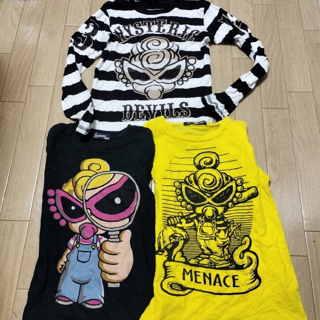 HYSTERIC MINI(ヒステリックミニ)のヒスミニ Tシャツ ロンTまとめ売り キッズ/ベビー/マタニティのキッズ服女の子用(90cm~)(Tシャツ/カットソー)の商品写真