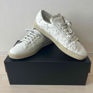 サンローラン 白スニーカーの通販 14点 | Saint Laurentを買うならラクマ