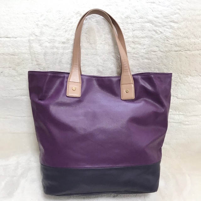 Tory Burch - 美品 トリーバーチ トートバッグ デカロゴ バイカラー