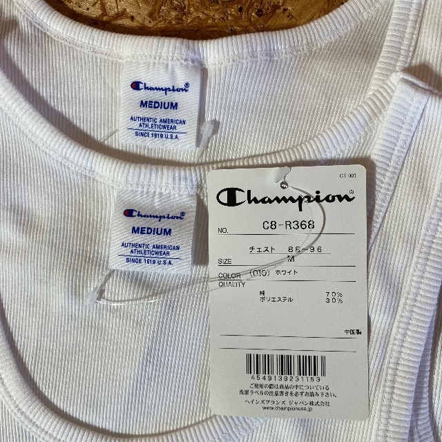 Champion(チャンピオン)のchampion CIAOPANIC リブ タンクトップ M 2枚セット メンズのトップス(タンクトップ)の商品写真