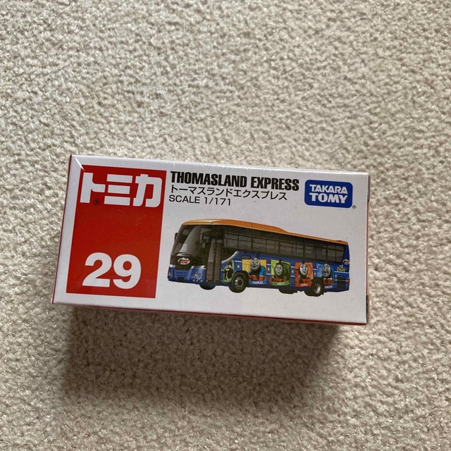 Takara Tomy(タカラトミー)の【未開封】タカラトミー トミカNo.29 トーマスランドエクスプレス エンタメ/ホビーのおもちゃ/ぬいぐるみ(ミニカー)の商品写真