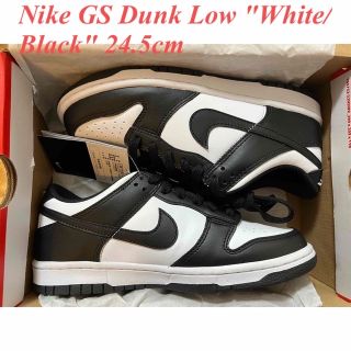 ナイキ(NIKE)のNike GS Dunk Low "White/Black" GS 24.5cm(スニーカー)