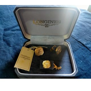 ロンジン(LONGINES)の値下げしました!ロンジン　LONGINES　カフス＆タイピンセット(カフリンクス)