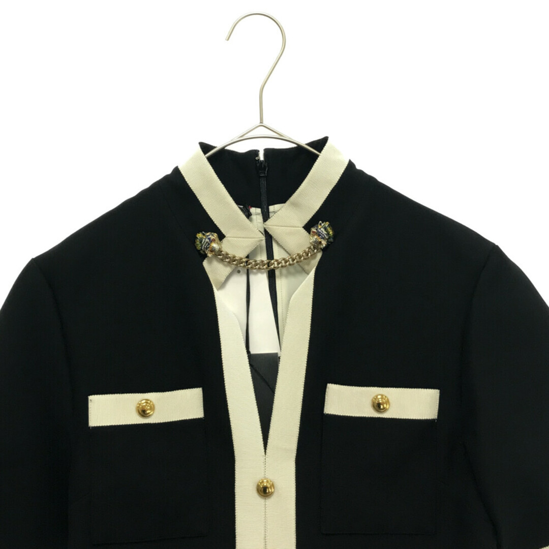 Gucci - GUCCI グッチ 19SS タイガーチェーン ベルテッド 半袖ボタン