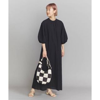 ビューティアンドユースユナイテッドアローズ(BEAUTY&YOUTH UNITED ARROWS)のビューティアンドユース　ボリューム6分袖ワンピース(ロングワンピース/マキシワンピース)