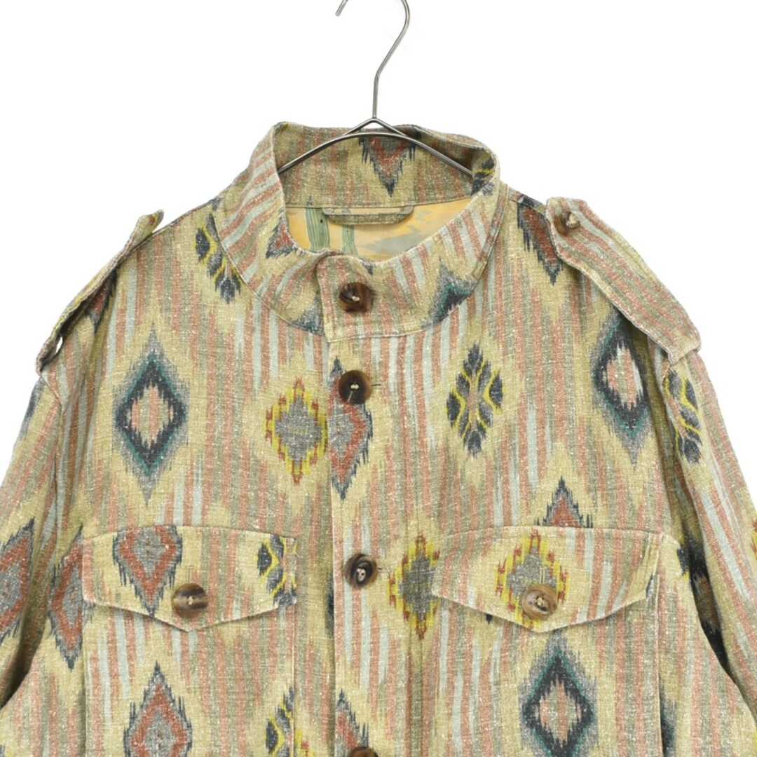 ETRO エトロ 20SS Sahariana Saharan Jacket ジオメトリック柄サファリ