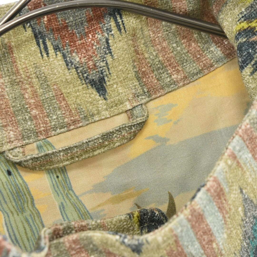 ETRO エトロ 20SS Sahariana Saharan Jacket ジオメトリック柄サファリ
