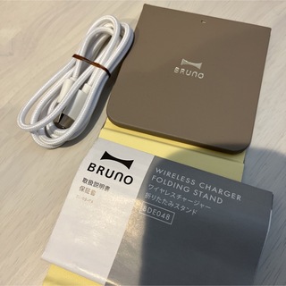 ブルーノ(BRUNO)のBRUNO ブルーノ　ワイヤレスチャージャー(バッテリー/充電器)