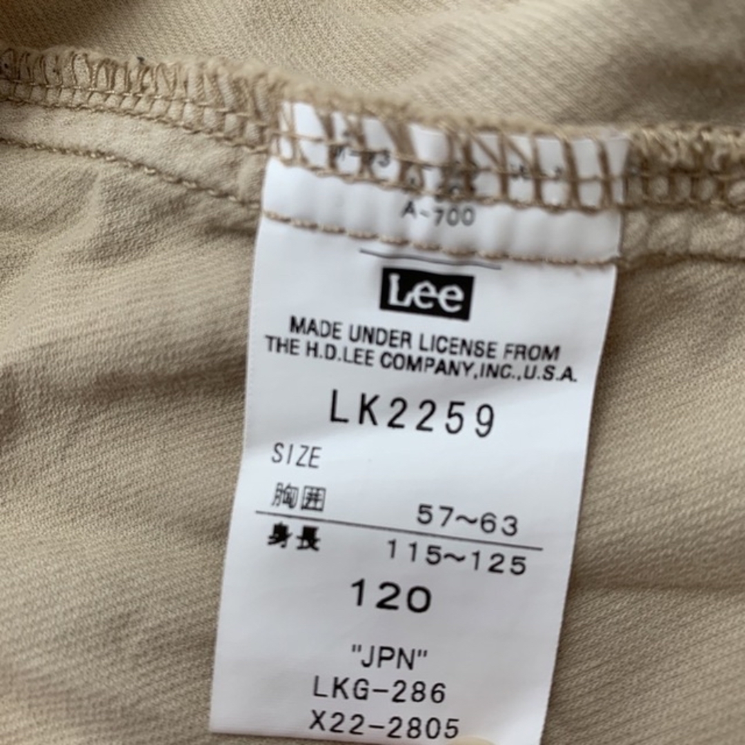 Lee(リー)のLee kidsワンピース120 キッズ/ベビー/マタニティのキッズ服女の子用(90cm~)(ワンピース)の商品写真