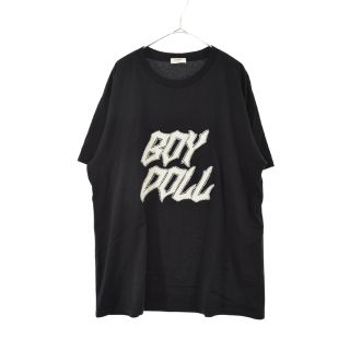 セリーヌ(celine)のCELINE セリーヌ 22AW Studded Boy Doll T-Shirt In Cotton Jersey 2X59C671Q コットンジャージスタッズBOYDOLLTシャツ 半袖カットソー プリント ルーズフィット ブラック(Tシャツ/カットソー(半袖/袖なし))