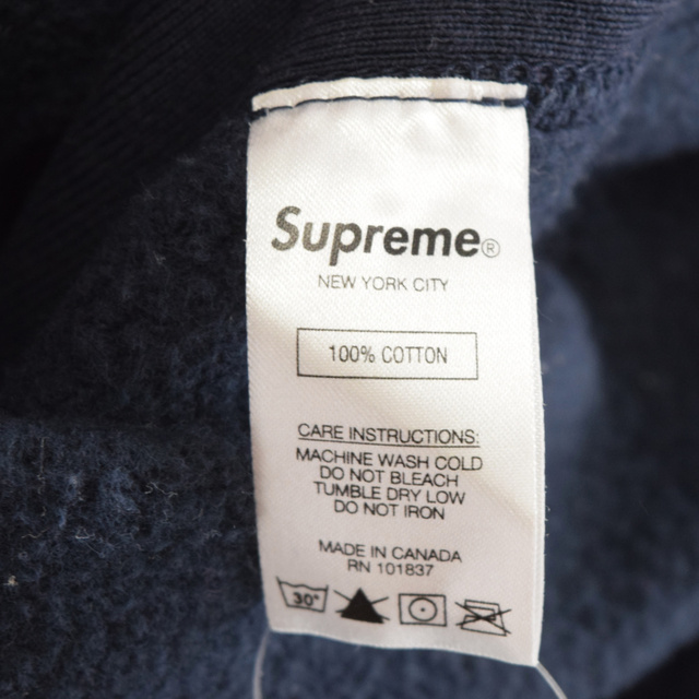 SUPREME シュプリーム 20AW Cross Box Logo Hooded Sweatshirt クロスボックスロゴフーディー プルオーバーパーカー ネイビー Supreme 国内最安値!