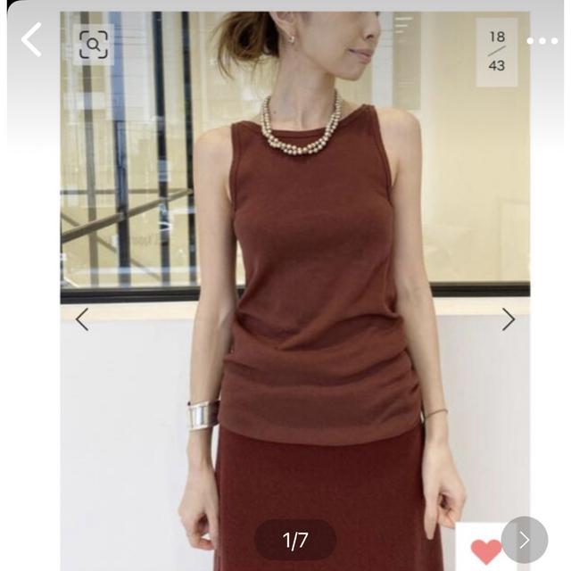 L'Appartement DEUXIEME CLASSE(アパルトモンドゥーズィエムクラス)の【GOOD GRIEF/グッドグリーフ】TANK TOP(PACK) ブラック レディースのトップス(タンクトップ)の商品写真