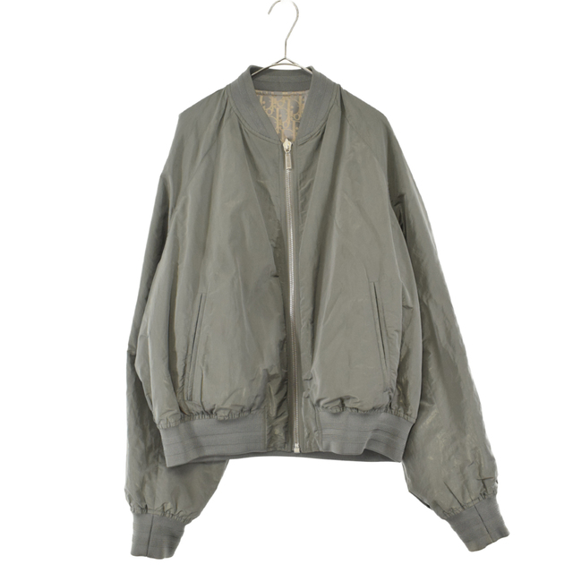 DIOR ディオール Oblique Reversible Bomber Jacket オブリーク柄リバーシブルブルゾン ボンバージャケット グレー 183C432A5043