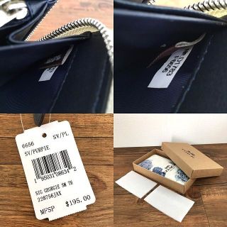 COACH - 未使用品 COACH ジップウォレット ホワイト 花柄 450の通販 by