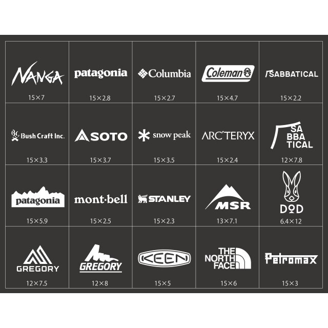 アウトドア カッティングステッカー キャンプ 注目ブランドのギフト 51999円