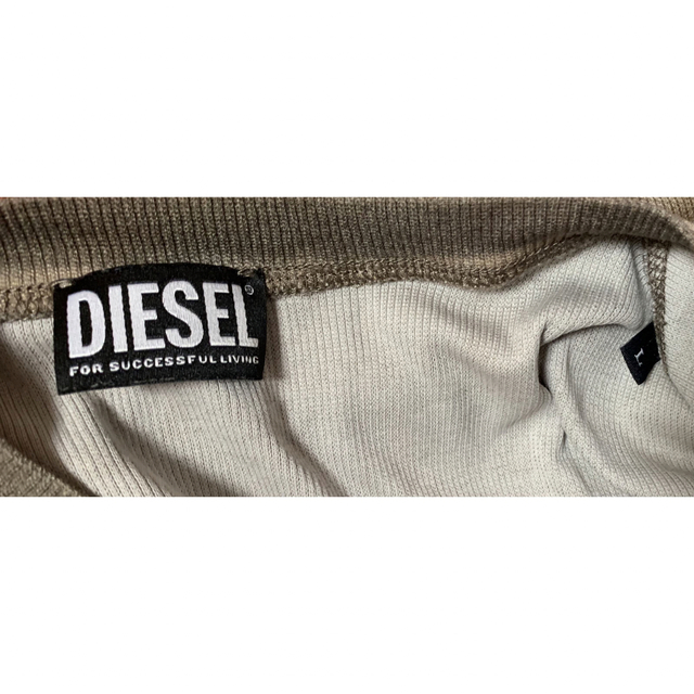 ヘンリーネック2022FW DIESEL T-JUSER ヘンリーネックＴシャツ　Lサイズ