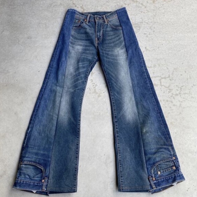 rebuilding star flare denim フレア 再構築 リメイク