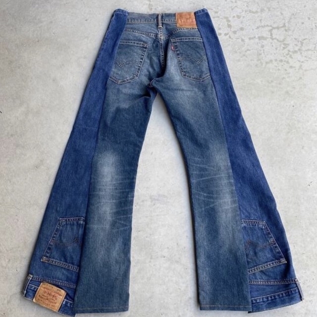 rebuilding star flare denim フレア 再構築 リメイク