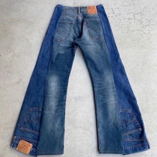 リーバイス(Levi's)のrebuilding star flare denim フレア 再構築 リメイク(デニム/ジーンズ)