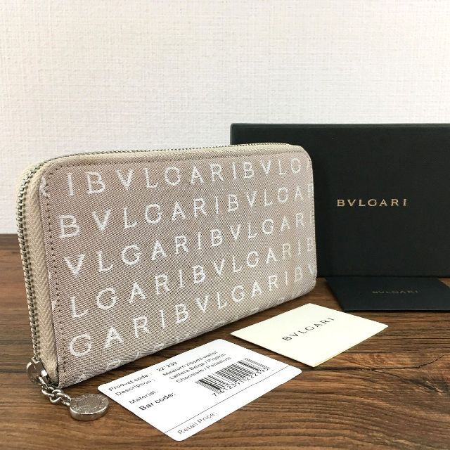 247ブランド名美品 BVLGARI ジップウォレット ロゴマニア 247 - www