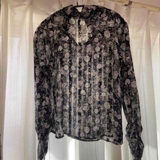 ザラ(ZARA)のZARA花柄シースルーブラウス(シャツ/ブラウス(長袖/七分))