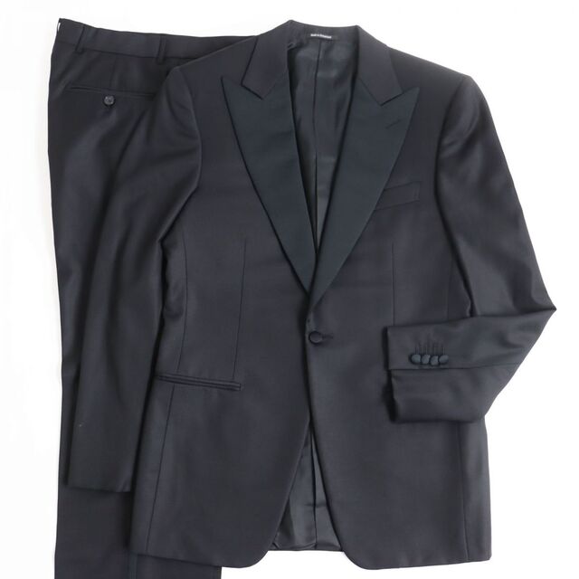 極美品○Ermenegildo Zegna エルメネジルドゼニア タキシードスーツ