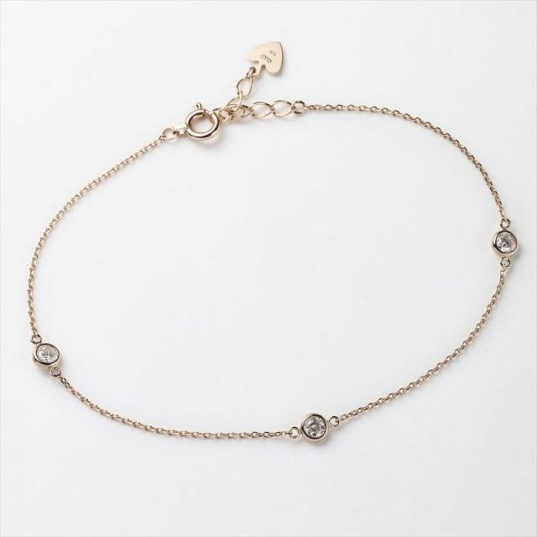 K18 ピンクゴールド 0.2ct ダイヤモンド ブレスレット 最新のデザイン