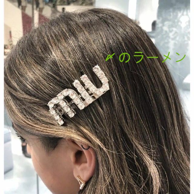正規品即納 miumiu - MIUMIU ヘアピン ヘアアクセサリーの通販 by