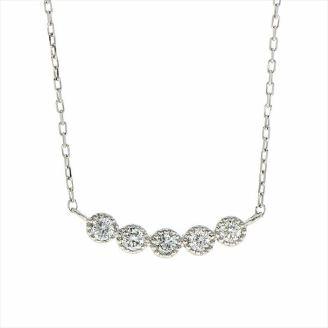 K10 ホワイトゴールド 0.06ct ラボグロウンダイヤ ネックレス | www