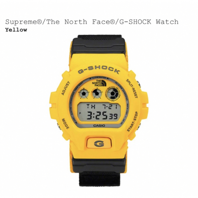 Supreme The North Face G-SHOCK yellow