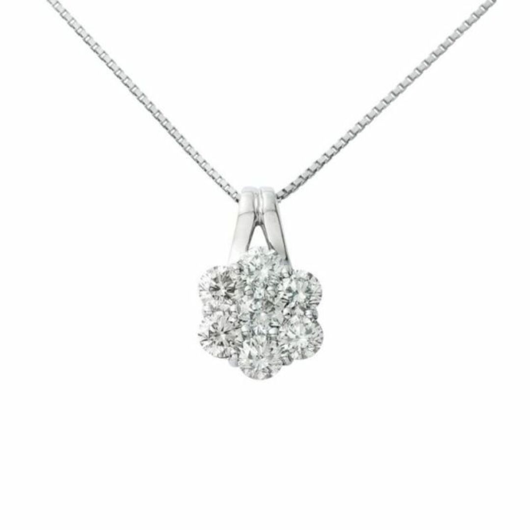 プラチナ PT 1.0ct ダイヤモンド ネックレス