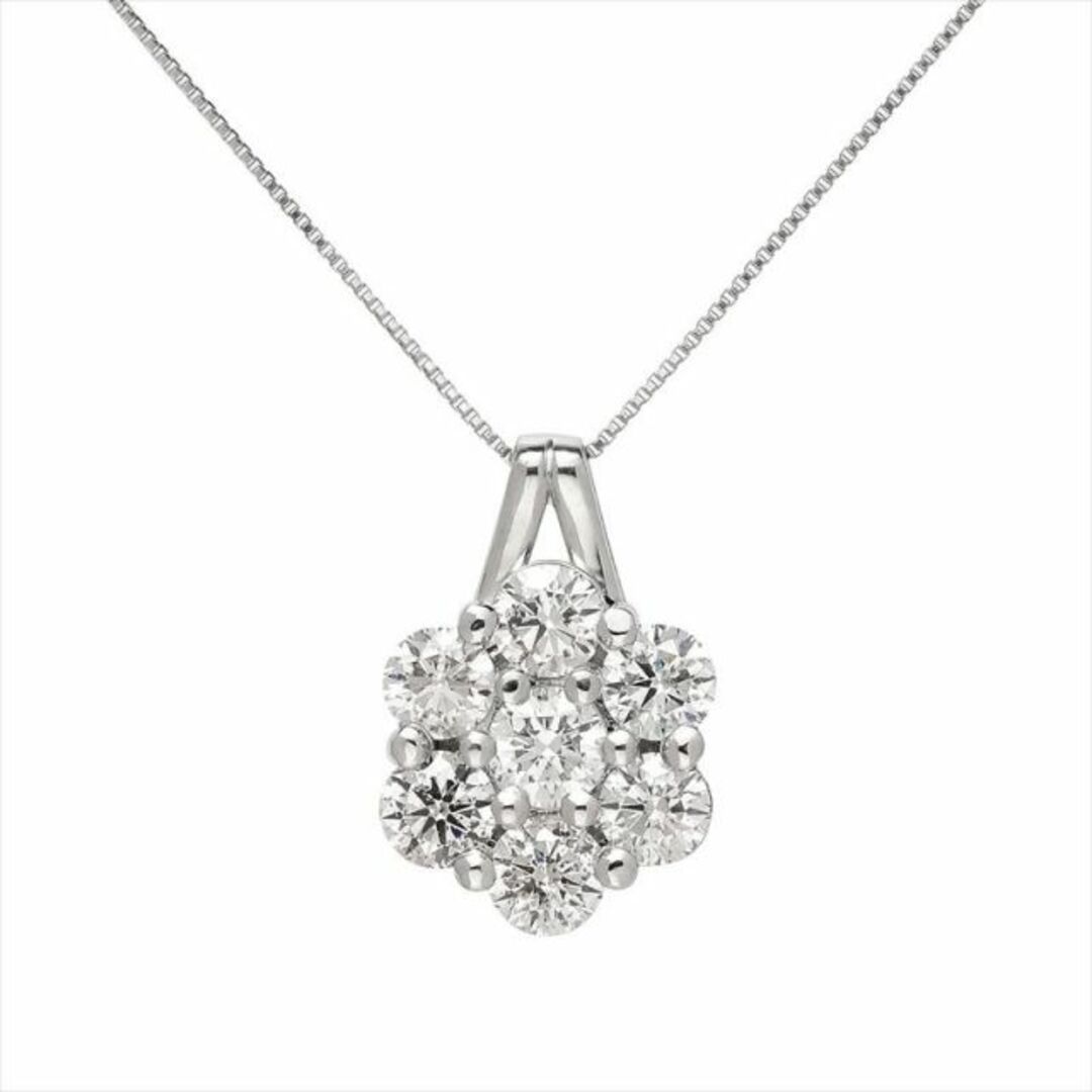 プラチナ PT 2.0ct ダイヤモンド ネックレス