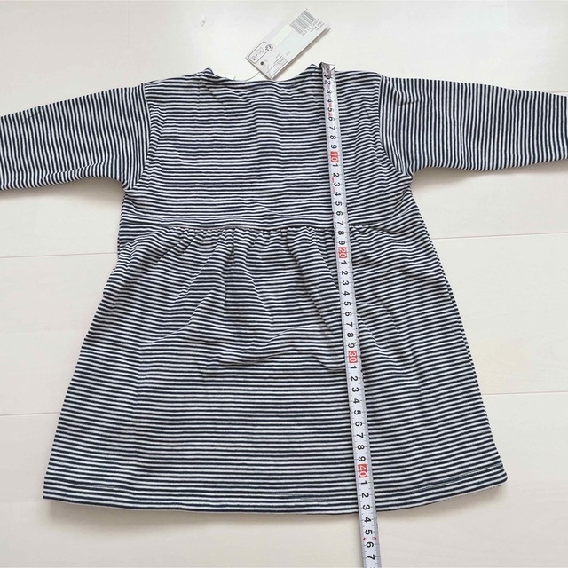 PETIT BATEAU(プチバトー)のSALE★プチバトー　チュビックミラレワンピース　18m キッズ/ベビー/マタニティのベビー服(~85cm)(ワンピース)の商品写真