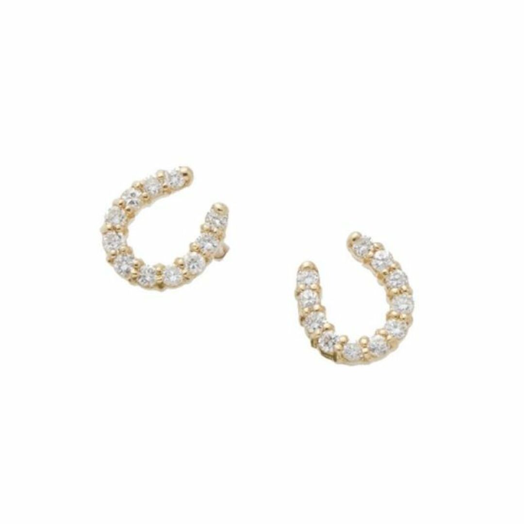 K10 イエローゴールド 0.18ct ダイヤモンド ピアス 高級ブランド