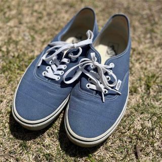 ヴァンズ(VANS)のバンズvans メンズ 28cm ブルー　美品(スニーカー)