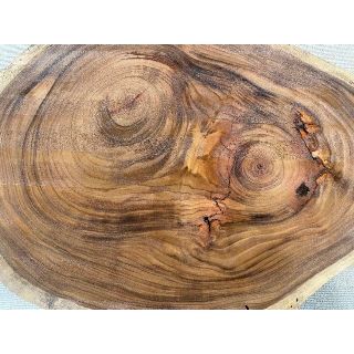 モンキーポッド輪切 W3 一枚板 両面フラット加工済! センター