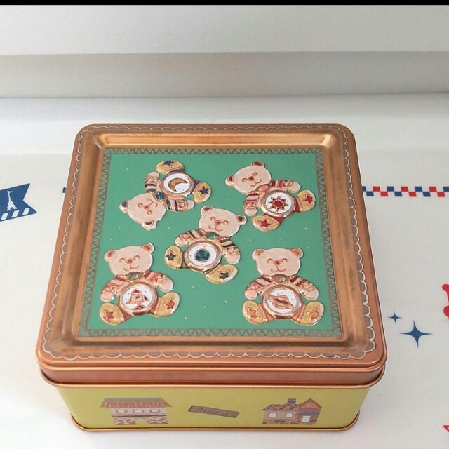 青山デカーボ 空き缶(パンダ飛行機缶1、くま缶5) - 通販 - toptelha
