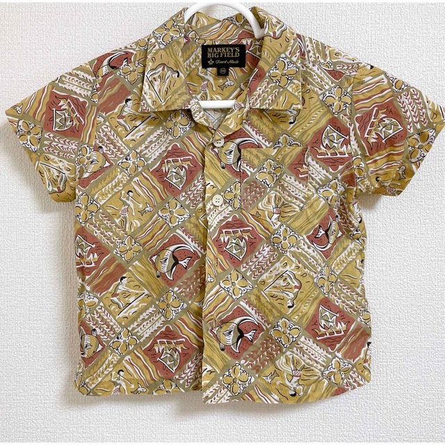 MARKEY'S(マーキーズ)のマーキーズ アロハシャツ90㎝ キッズ/ベビー/マタニティのキッズ服男の子用(90cm~)(Tシャツ/カットソー)の商品写真