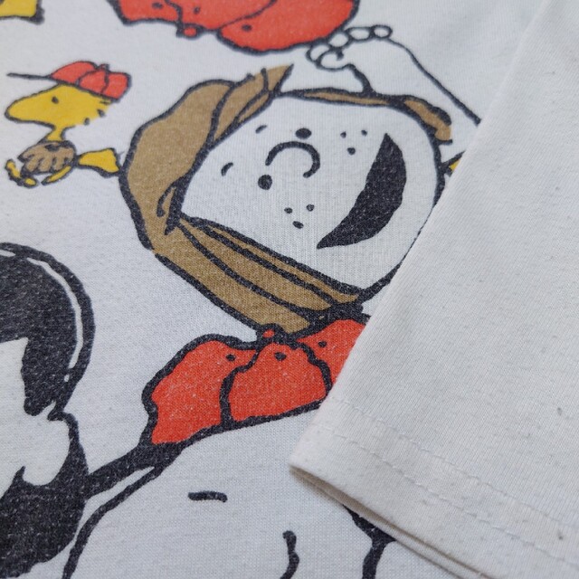 PEANUTS(ピーナッツ)の長袖 PEANUTS ロンＴ 110 SNOOPY 白 キッズ/ベビー/マタニティのキッズ服男の子用(90cm~)(Tシャツ/カットソー)の商品写真