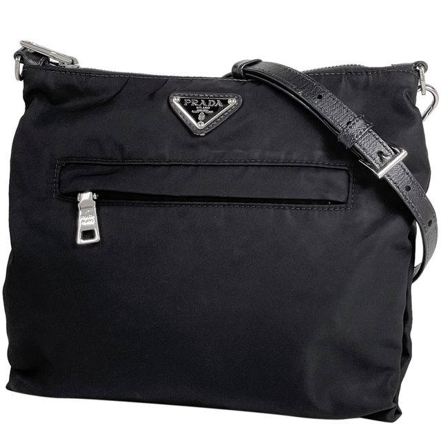 期間限定】 PRADA - プラダ ロゴプレート ショルダーバッグ レディース