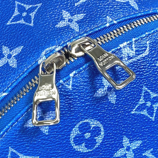 ルイヴィトン LOUIS VUITTON バックパック・マルチポケット M45441 モノグラムクラウズ バッグ リュックサック キャンバス ブルー 美品