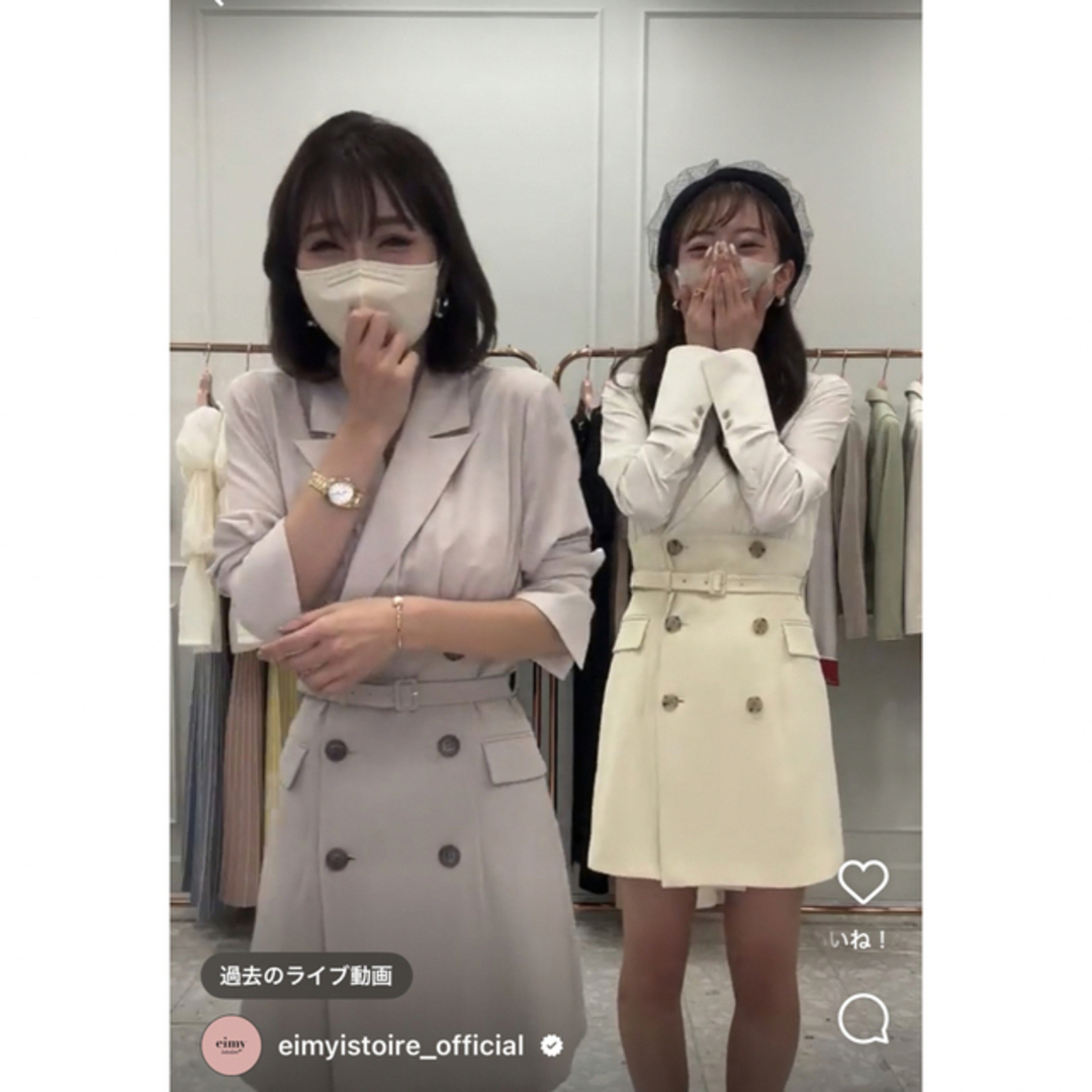 eimy istoire - eimy istoire ドッキングジャケットミニワンピースの