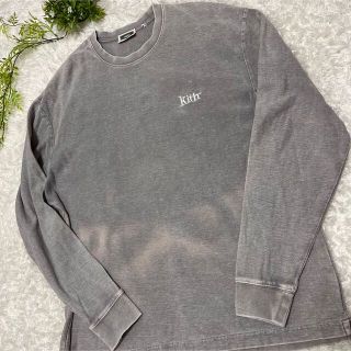 キス(KITH)のKITH CREWNECK SWEATSHIRT  キス ロンT ブリーチ 刺繍(Tシャツ/カットソー(七分/長袖))