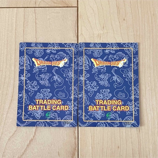 SQUARE ENIX(スクウェアエニックス)の【DRAGON QUEST TRADING BATTLE CARD】2枚セット エンタメ/ホビーのトレーディングカード(Box/デッキ/パック)の商品写真