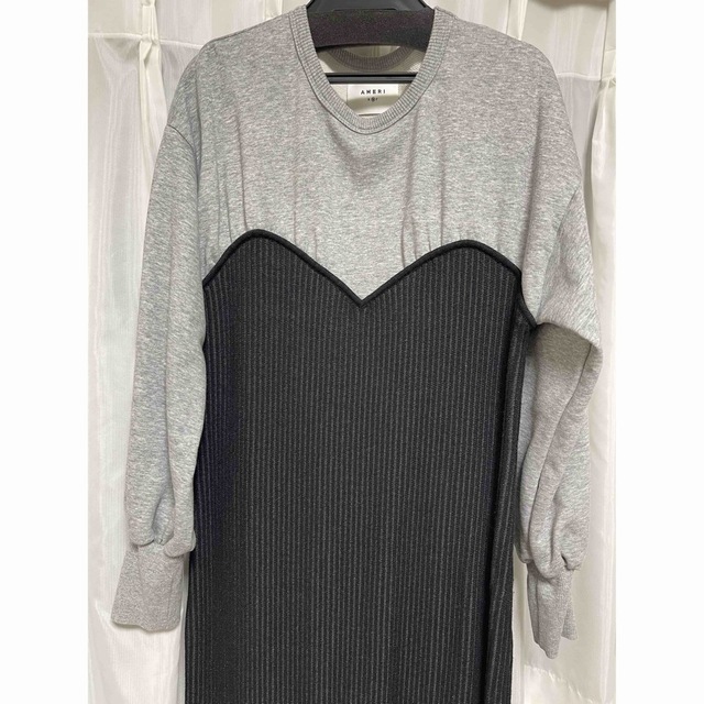 Ameri VINTAGE(アメリヴィンテージ)のAmeri vintage SWEAT KNIT DRESS レディースのワンピース(ロングワンピース/マキシワンピース)の商品写真