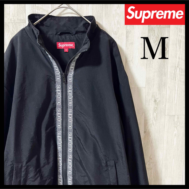 supreme taping track jacket 黒 XL