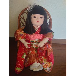 市松人形　椅子つき(その他)