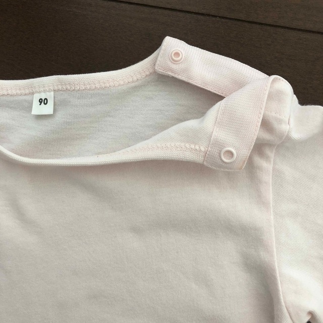 MUJI (無印良品)(ムジルシリョウヒン)の無印良品　Ｔシャツ　90 キッズ/ベビー/マタニティのキッズ服女の子用(90cm~)(Tシャツ/カットソー)の商品写真